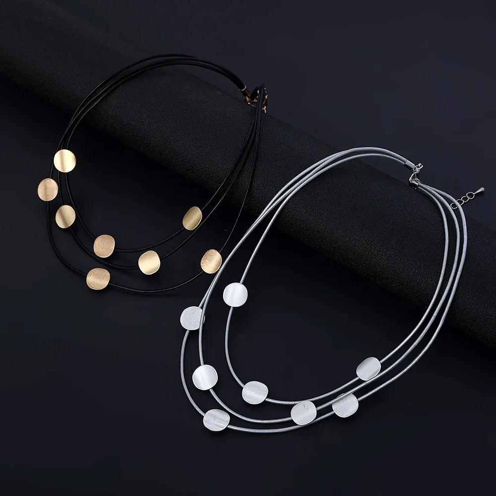 

Kaseakia Multi-layer Simple Short Necklace for Women