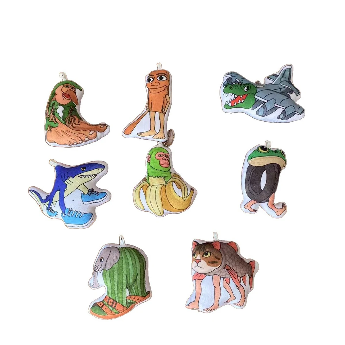 

Ai Shanhaijing Tung Sahur Подвеска Кукла Акула Деревянная палочка Фигурка Мини-Плюшевая кукла Подвеска, Подходит для совместного использования Плюшевые игрушки с друзьями, Жарти Маленькая подвеска для друзей