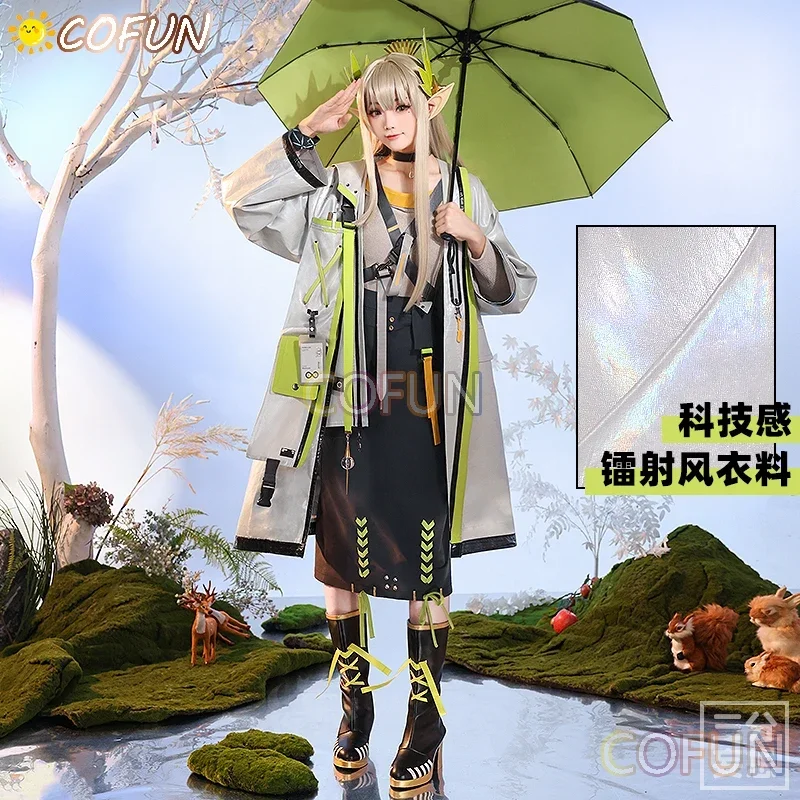 

COFUN Game Arknights Muelsyse Cosplay Costume Halloween Outfits Game Clothing Women Anime Clothing