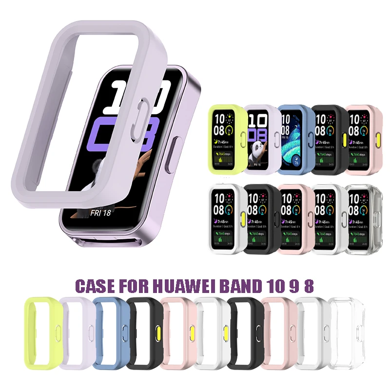 

For Huawei Band 10 / 9 / 8 Hard PC Case Cover Protective Bumper Frame Shell Protector