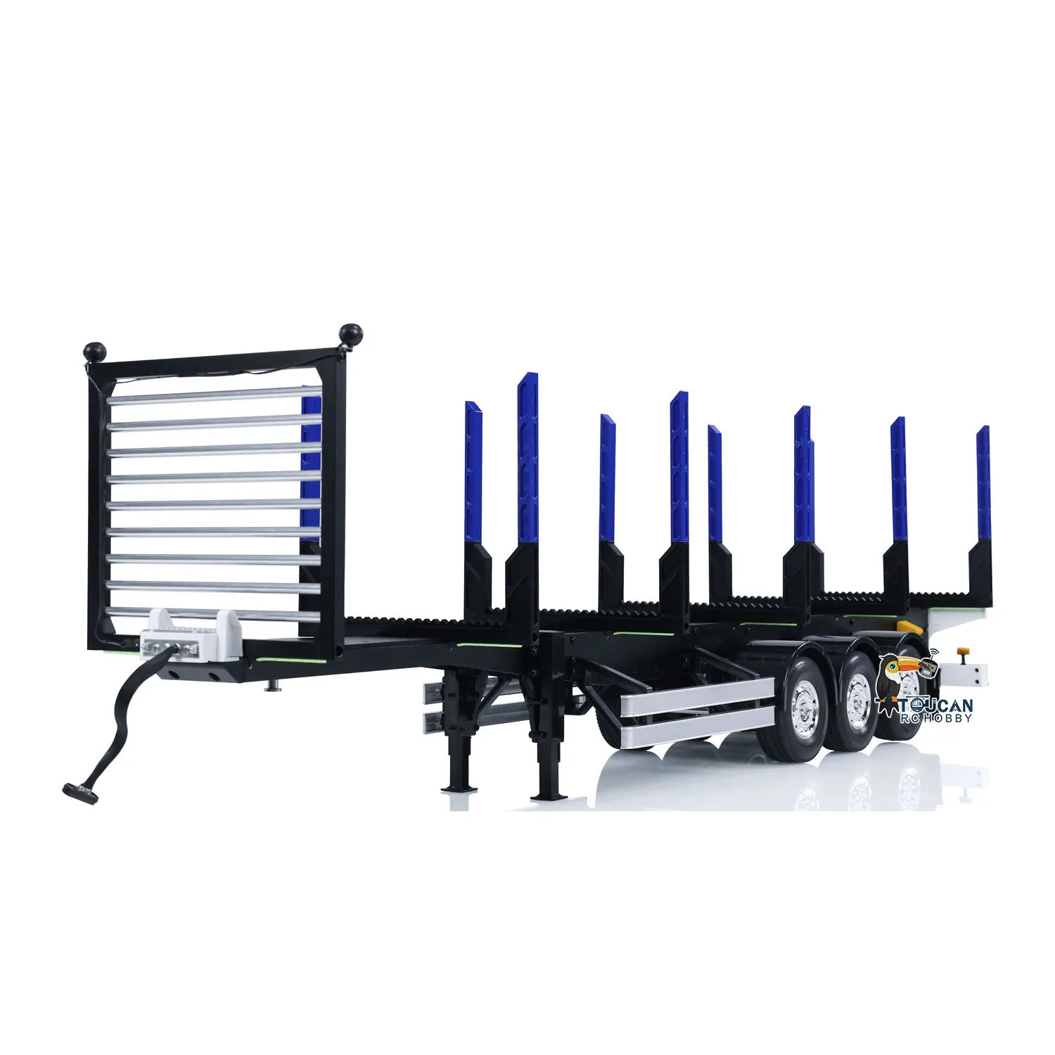 

1/14 3Axles RC Trailer Timber Trailer Finished for Logging Truck DIY 1/14 RC TAMIYAYA Tractor Remote Control Truck RC Toys Model