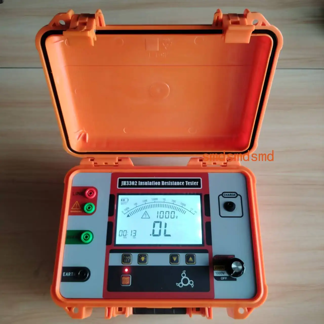 Digital Insulation Resistance Tester 10kV Megameter Test DC AC 1TΩ Megohmmeter High Voltage Short Circuit Input 110V-240V Meter