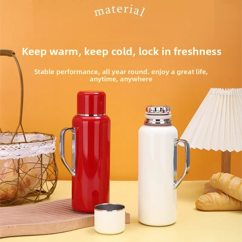 316 Stainless Steel Hot Water Kettle for Brewing Tea, Suitable for Outdoor Travel and Portable Vehicle-Mounted Insulated Cup