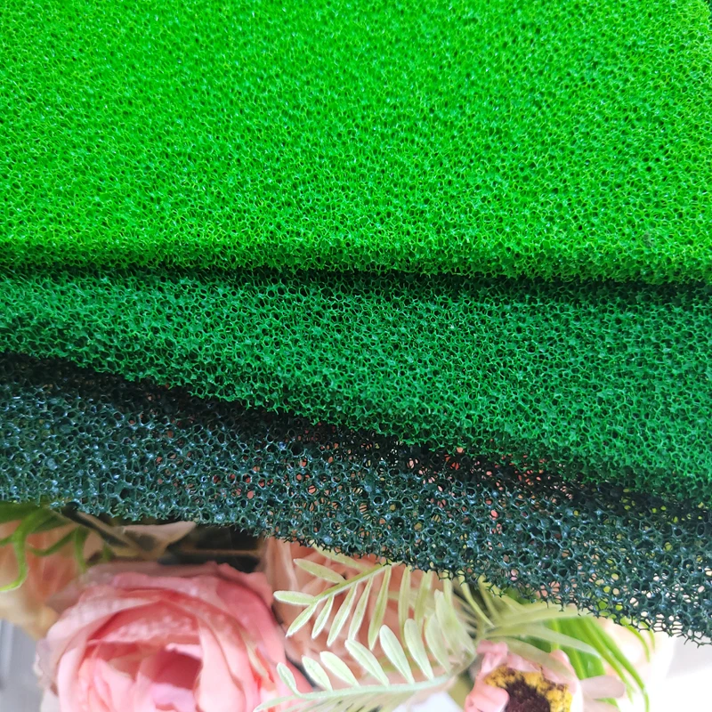 25cm*50cm*8mm miniature model green belt ornamental plant sponge piece DIY hand-cut sand table scene