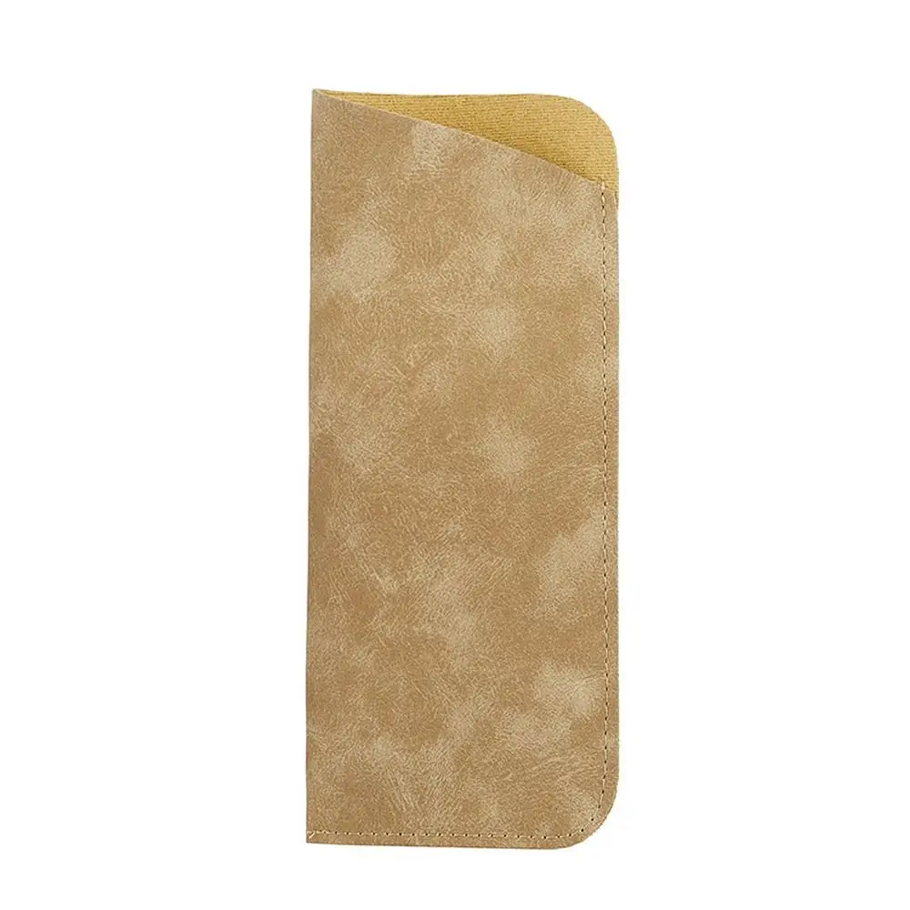 

Elegant Rectangle PU Leather Glasses Bag Covered Velvet Lining Sunglasses Bag Portable Soft Eyeglasses Holder Jewelry Packing