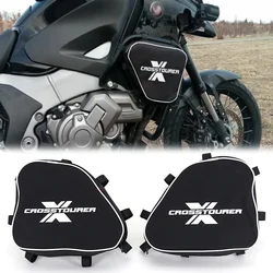 NEW Motorcycle Tool Placement Travel Frame Crash Bar Bags For Honda VFR1200X VFR 1200 X Crosstourer 2012-2020 2019 2018 2017
