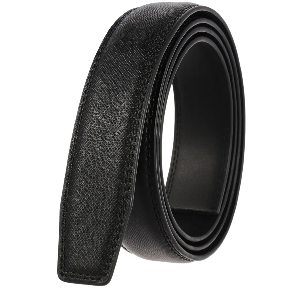 30mm 31mm nuevos cinturones de cuero genuino para hombres cinturones con hebilla automática moda para hombres cinturones sin hebilla pretina de alta calidad