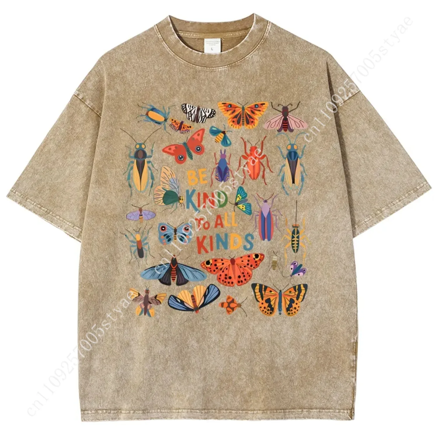 Be Kind To All Kinds Insect Bugs Vintage Tee 90s Tees Men's t Shirts Graphic Tee t Shirts Funny Graphic Tee Good Graphics