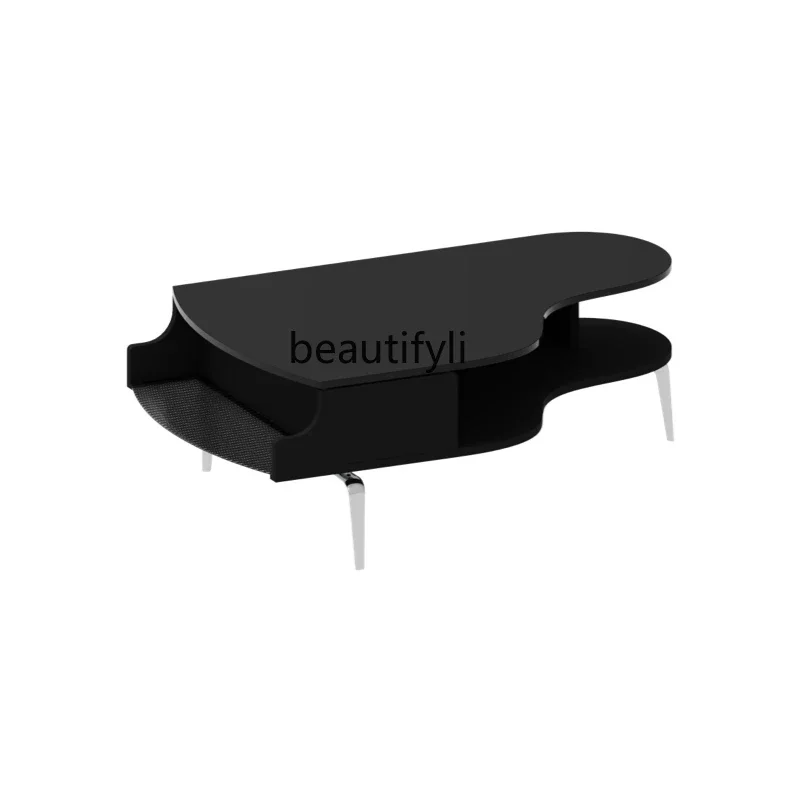 

Piano Coffee Table Nordic Modern Home Living Room Small Apartment Creative Sofa Side Table