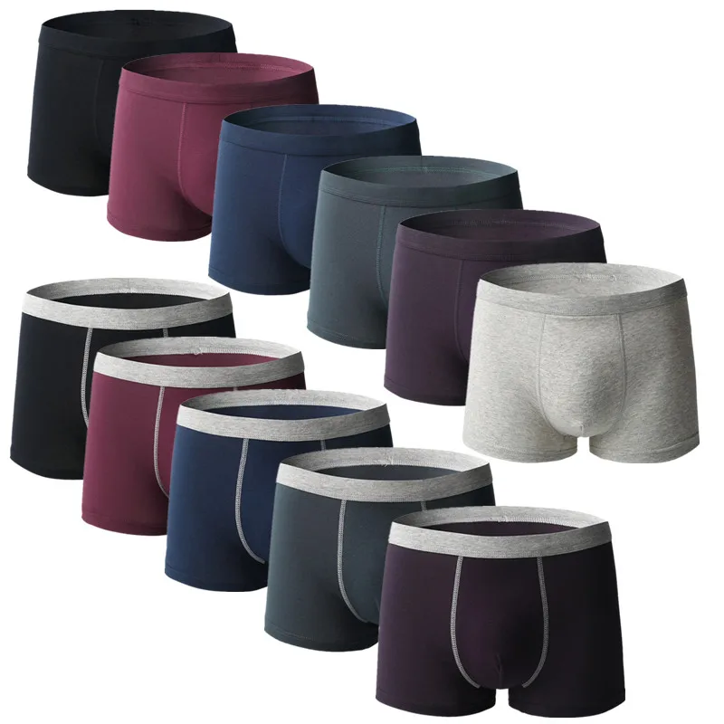 

Plus Undies Large Size Men Underwear Fat Male Panties Bigger Cotton Boy Boxer Shorts Antibacterial Fabric Comfortable Underpants