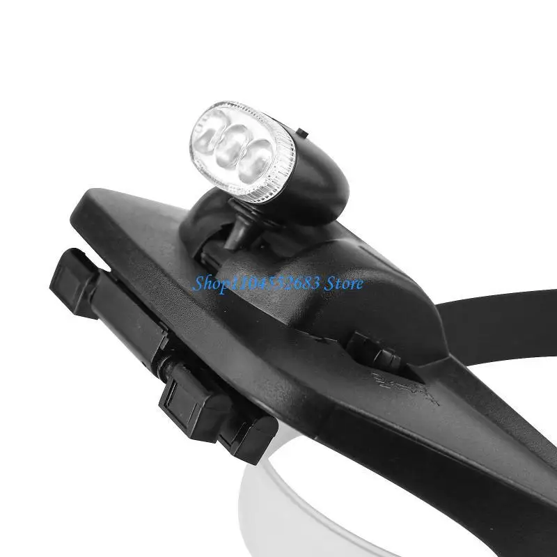 

Y6GD Head-Mounted Illuminating Magnifier Glasses Loupe 1.2X/1.8X/2.5X/3.5X Repair