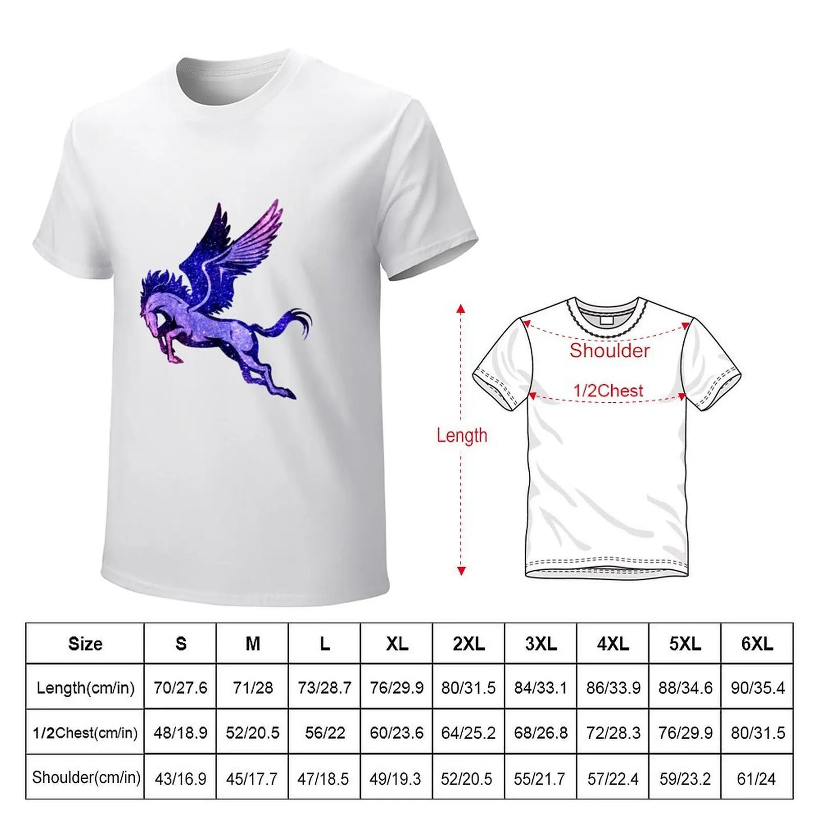 Pegasus - Constellation - Horoscope - Zodiac Stars Pegasus Zodiac Sign T-Shirt vintage clothes anime clothes t shirt men