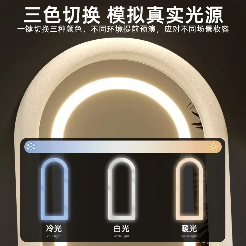 Full-body mirror, makeup arched mirror, dressing, wall-mounted clothing store, irregular view 5