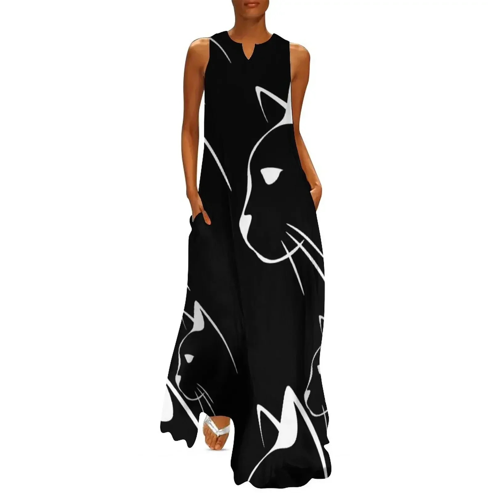 

black panther Long Dress women party dresses cute dress long dresses for women dresses for official occasions Dress