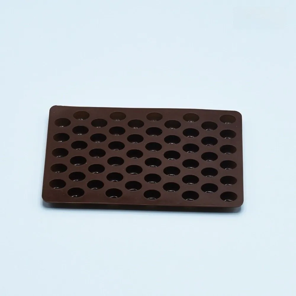 55 Cavity Coffee Bean Mold Coffee Bean Shape Multi-Cavity Structure Chocolate Mold Realistic Texture DIY Silicone Baking Mold