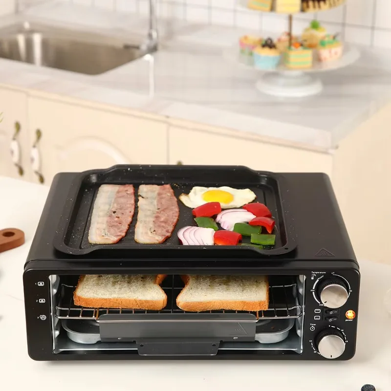 Automatic three-in-one multi-function household electric breakfast machine