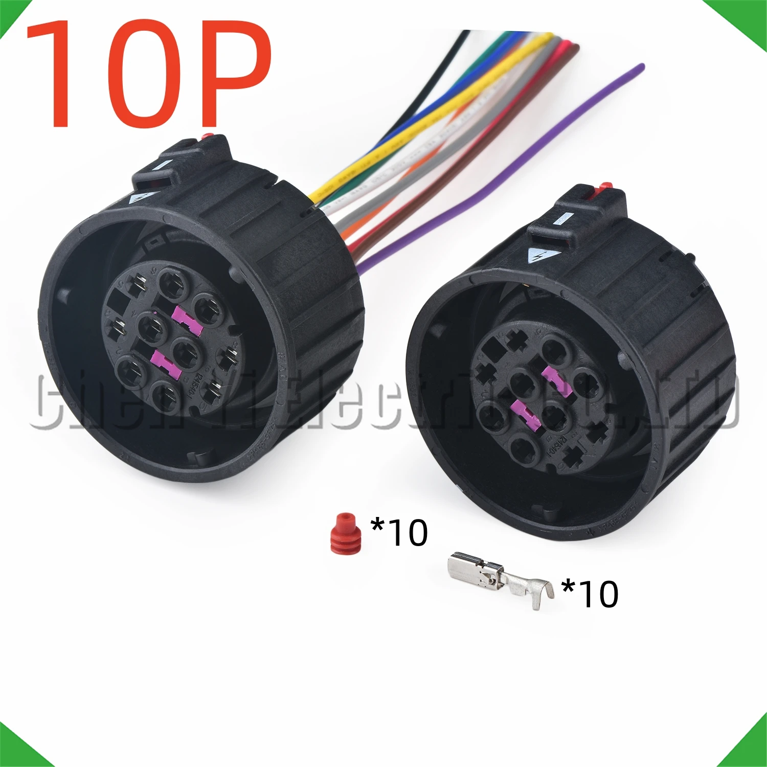 

10 Pin Automotive Connectors diagnostic tool Wire harness Plug 1241547-1 038973121A For VW Audi VAS6558 VAS6558A/28