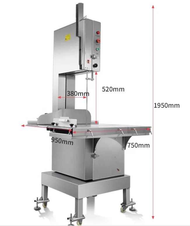 3330mm saw blade length bone saw machine meat bone cutter machine price