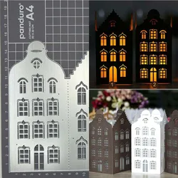 House Lanterns Metal Cutting Dies for DIY Scrapbooking Album Paper Cards Decorative Crafts Embossing Die Cuts