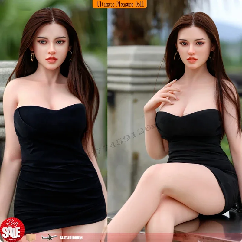 Beauty Sex Doll for Men Toy Jelly Boobs Soft Curvy Body Real Doll 165cm Sexdoll Realistic Vagina Anal Oral Adult Love Dolls