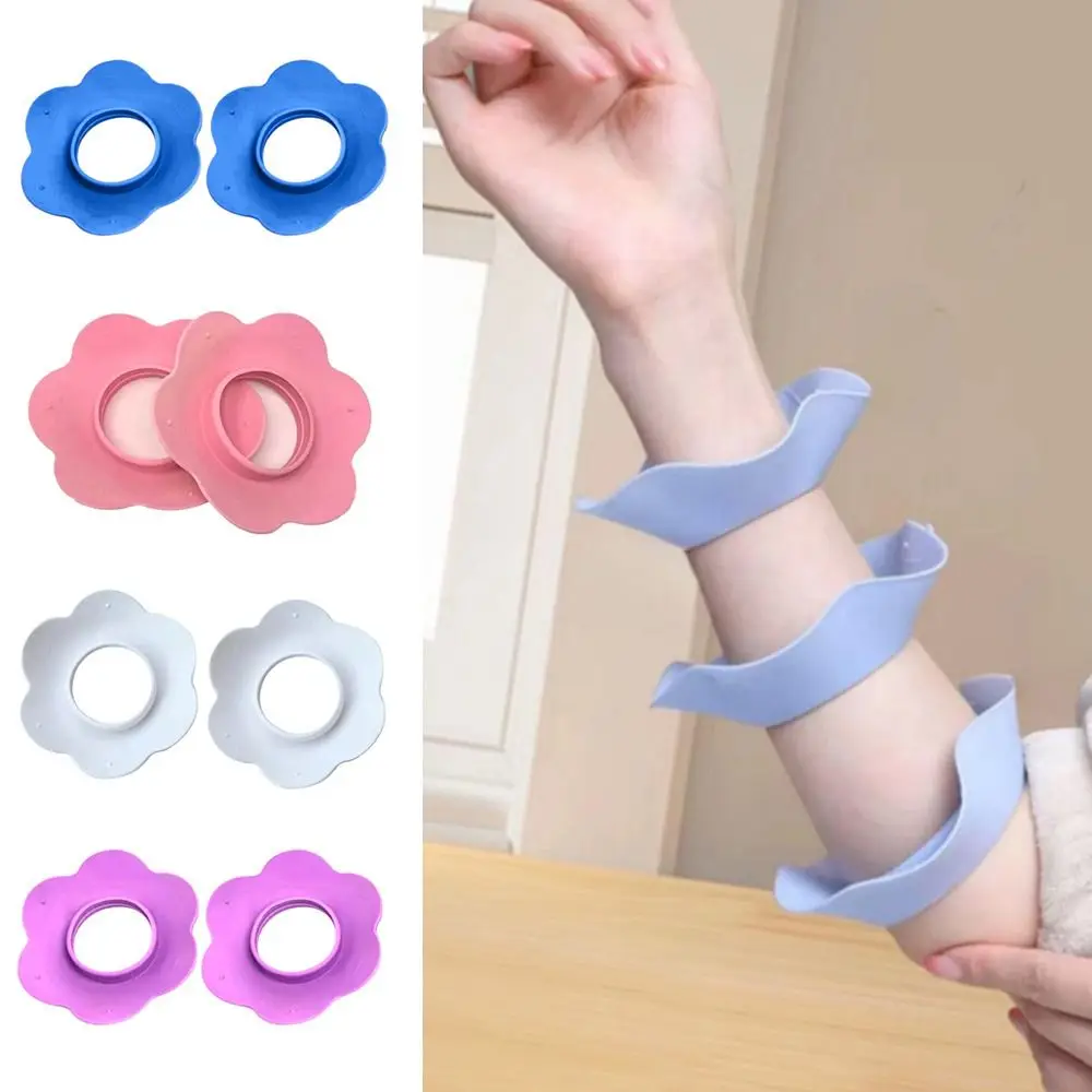 أساور معصم لغسيل الوجه قابلة للغسل ، تنسكب على ذراعيك ، غسول معصم سيليكون ، أكمام مبللة للغسيل ، تحافظ على الجفاف أثناء الغسيل