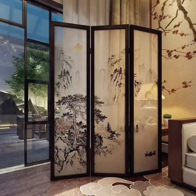 Screen mobile partition living room simple modern Chinese hotel cover folding screen