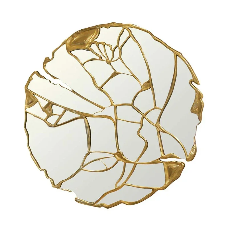 

Decorative Mirrors Wall Creative Nordic Luxury Minimalist Decorative Mirrors Irregular Spigel Living Room Decoration WZ50DM
