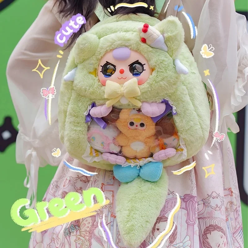 

Authentic Baby Three Ita Bag 600% Series Blind Box Cute Big Plush Doll Portable Backpack Decoration Trendy Toy Girls Kids Gift