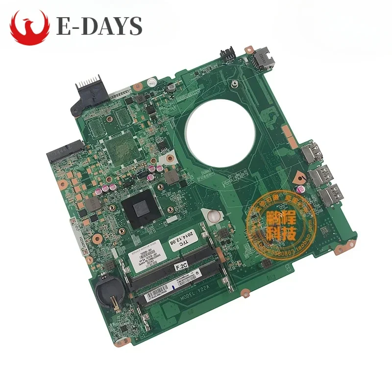 

For HP Pavilion 17-F 15-F Laptop Mainboard DAY22AMB6E0 REV:E Motherboard CPU N3530 A6-6310 E1-6010 UMA 767419-001 762532-501