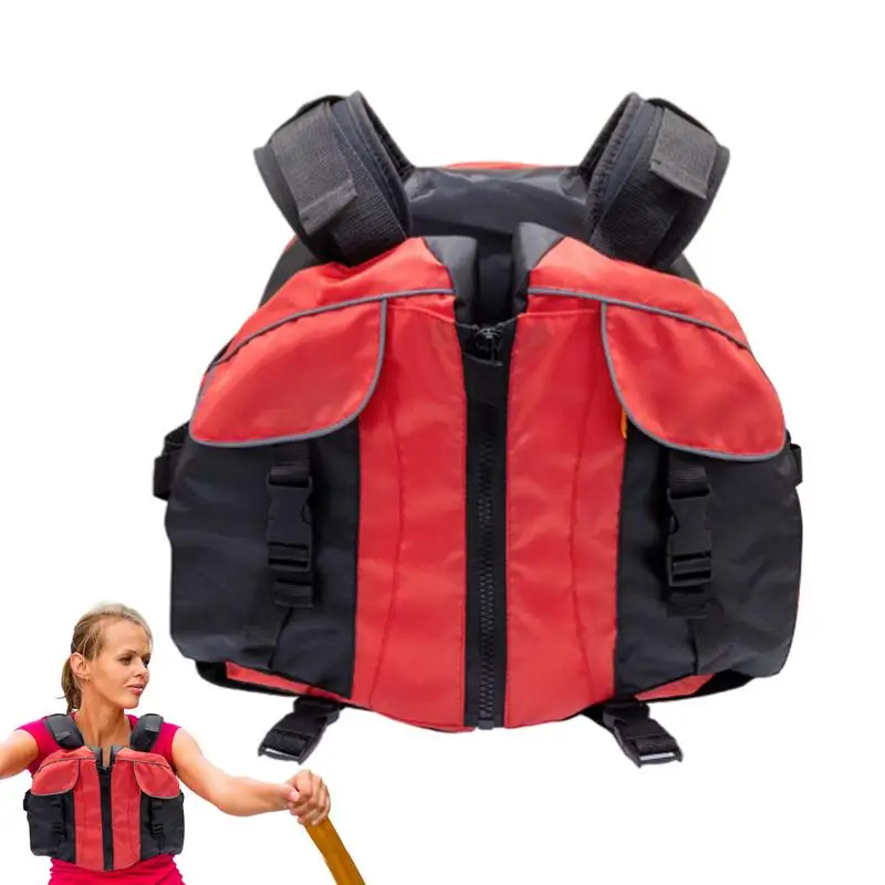 

Life-Saving Vest For Adults Comfortable Floating Life-Saving Vest For Swimming Ensure Night Safety Women Men Buoyancy Aid With