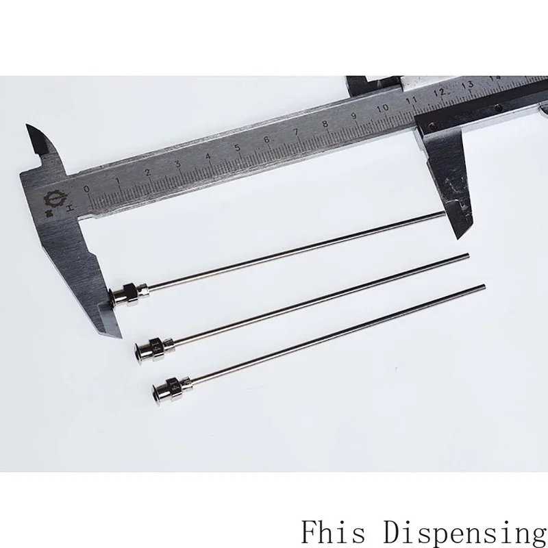 

Дозирующие иглы для инъекций, 2 шт., цельнометаллический шприц с тупыми насадками из нержавеющей стали, 14 г, 130 мм