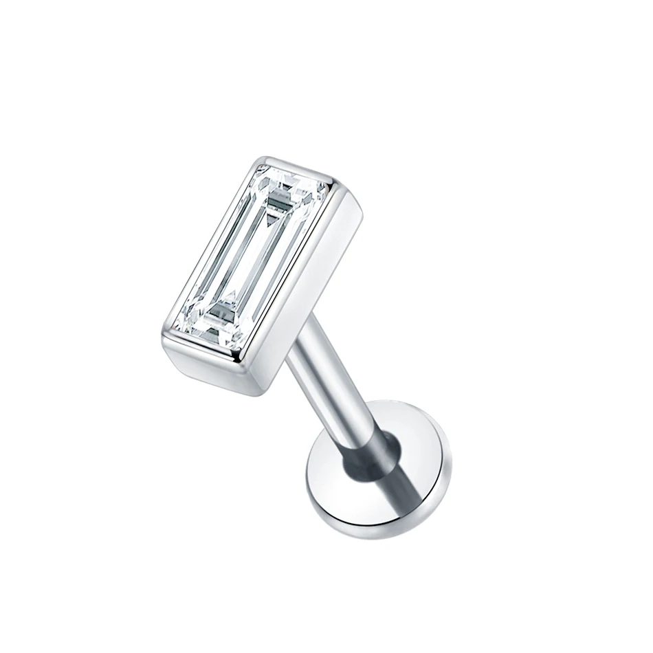 G23 Titanium Ear Tragus Cartilage Helix Piercing Stud