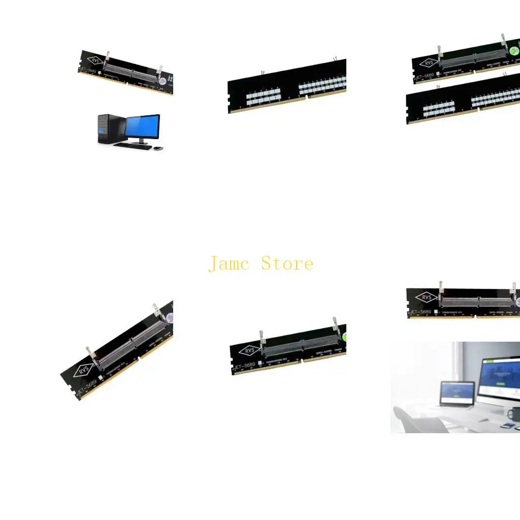 LX0B Laptop DDR5 memory to SO DDR5 UDIMM Desktop Adapter Card Compliants with JEDEC