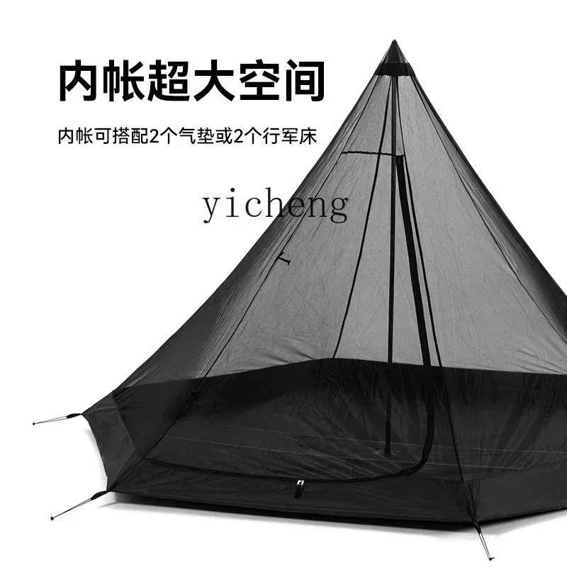 pyramid tent outdoor camping portable professional camping overnight tower tent home decoration accessories