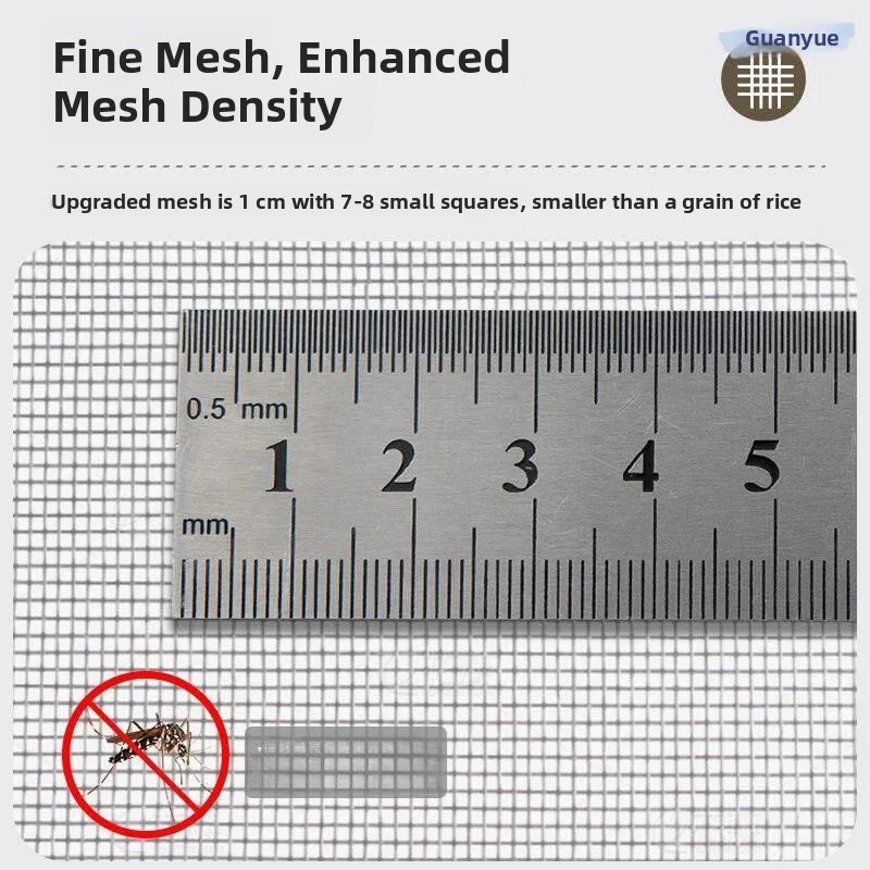 New Invisible Self-Adhesive Mosquito-Resistant Window Screen Home Use Easy Installation Magic Tape for Residential 