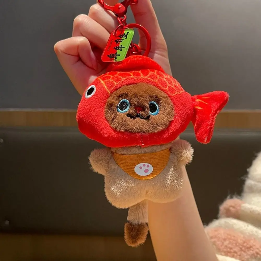 Accesorios colgantes llavero de gato suave relleno lindo colgante de gato dibujos animados 8/12/30CM llavero de Animal bolsa decorativa