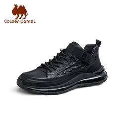 GOLDEN CAMEL Men's Sneakers Business Winter Leather Shoes Lightweight Casual Sport Running Shoes for Men 2023 Autumn Comfortable