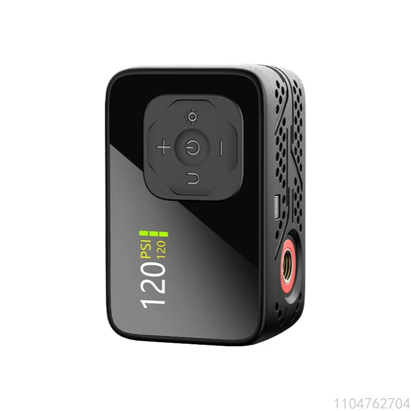 

Портативный мини-электрический велосипедный воздушный насос для езды на шоссейных и горных велосипедах — аварийное использование с интеллектуальной настройкой давления и автоматической остановкой