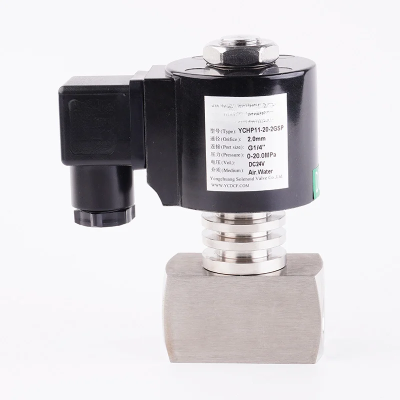 HP11 ultra-high pressure solenoid valve, direct-acting cryogenic valve, hot water reverse osmosis switch