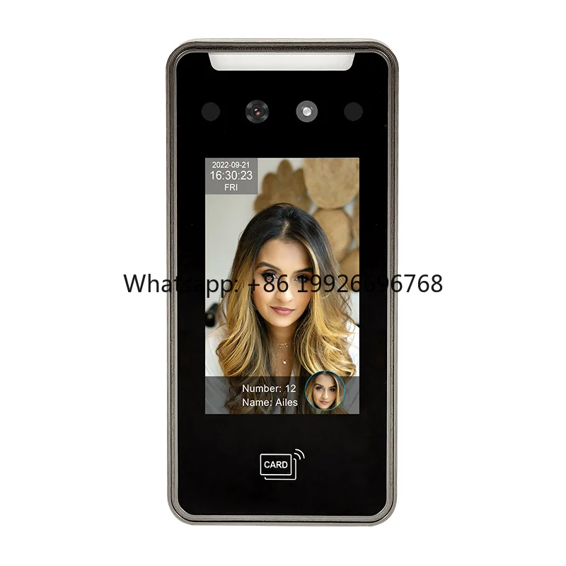 Built-In WiFi AI Face Access Control Recognition BiometricsTime Attendance System with ID IC Card Free SDK