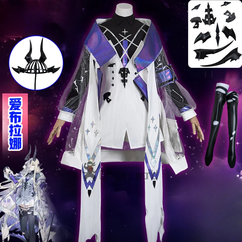 

Arknight Eblana Necrass Косплей Костюм Великолепная Униформа Аксессуары Игра Хэллоуин Карнавал Вечеринка Ролевая Игра Наряд Женский