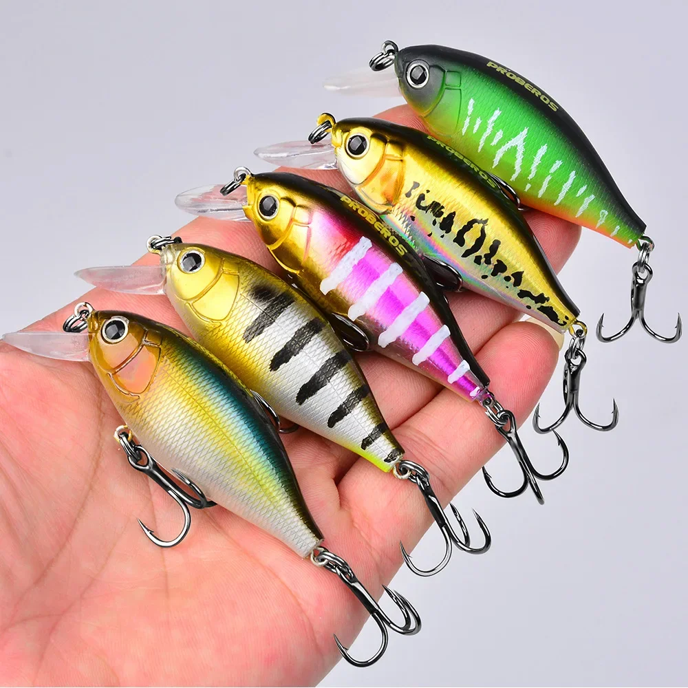 

75mm 14g New Quality Sinking Crankbaits Fishing Lures Crank Dive for Pike Bass Artificial Hard Baits Tackle Fishing Equipment