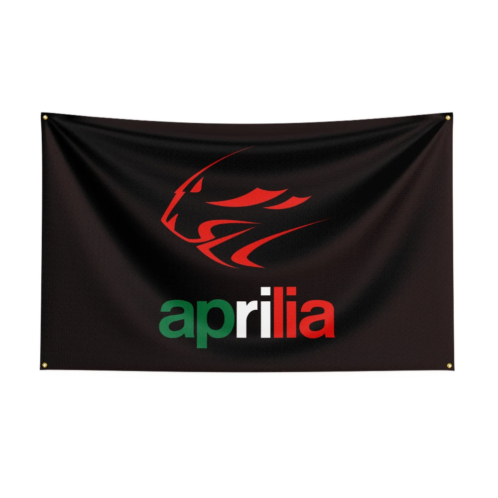 

3X5 FT Aprilia Flag Polyester Printed Motorcycle Banner For Decor