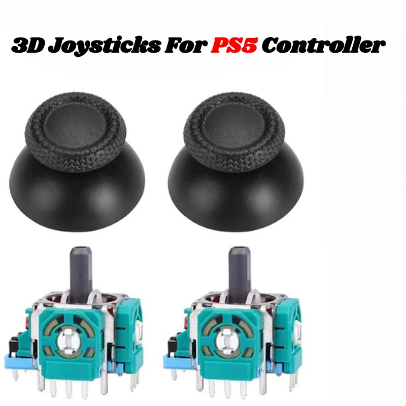 Repuestos de Joysticks Analógicos 3D para Playstation 5 PS5 DualSense, Kit de Destornilladores y Accesorios de Reparación