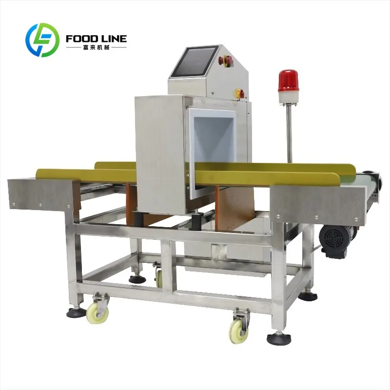 

Customized Conveyor Food Metal Detector with Auto Rejection System for Snack Chips Production Line Quality Inspection