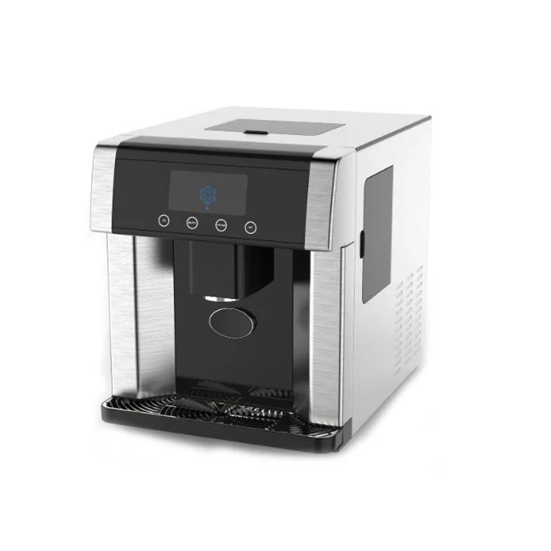 Automatische Power-Off Huishoudelijke Commerciële Volautomatische Kan Worden Aangepast Mini Roestvrij Staal Ijs Maker 110V 220V