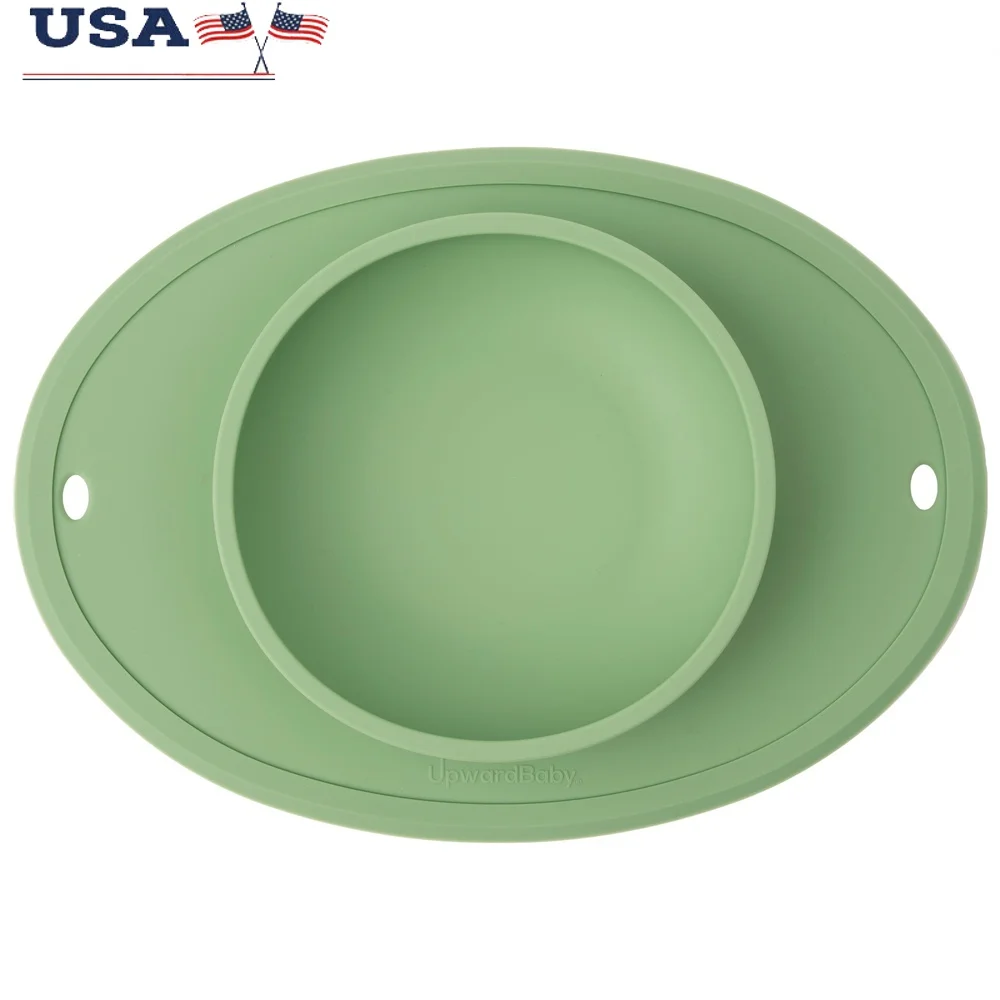 

Присоска с подставкой для столовых приборов, 100% пищевой силикон, не содержит BPA, детское кормление, самостоятельное кормление, можно мыть в посудомоечной машине, со стульчиком, совместимым