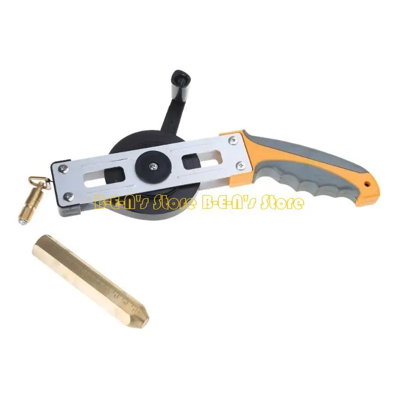 Y1AD Oil Gauging Tapes Measuring Ruler Tape Measure Carbon Steel Rubber Handle Accuracy Oil Gauging Tape 5/10/15/20/30M