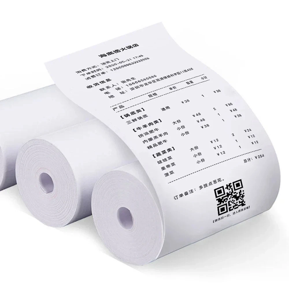 10Rolls 57x25 MM Thermal Paper White Children Camera Instant Print Kids Camera Printing Paper Replacement Accessories Parts