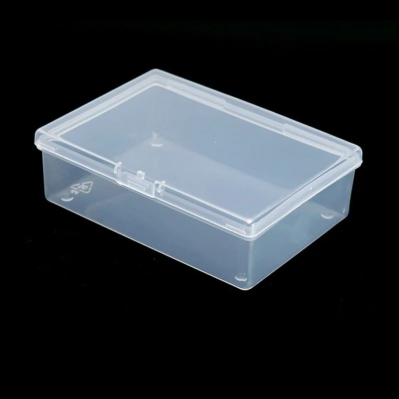 50 PCS,  Dust Proof Durable Strong Jewelry Storage Case Container Mini Plastic Box Rectangular Box Translucent Box Packing Box